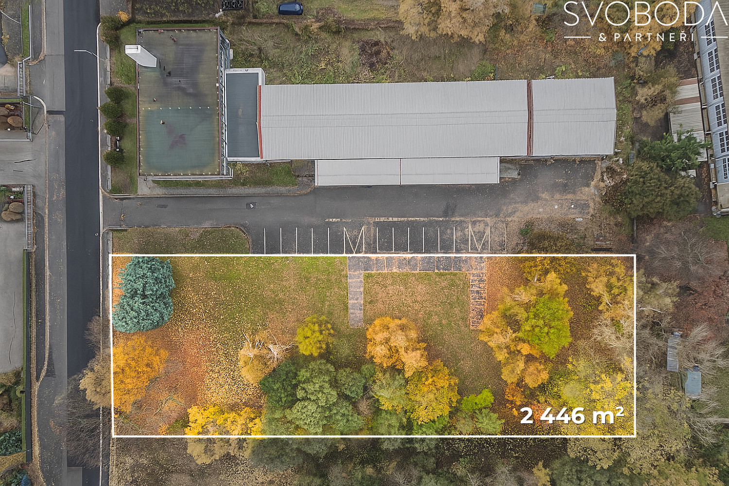 Prodej komerčního pozemku 2 446 m² – fotografie 3