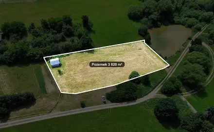Prodej stavebního pozemku 3 820 m², Chocenice - Kotousov, okres Plzeň-Jih
