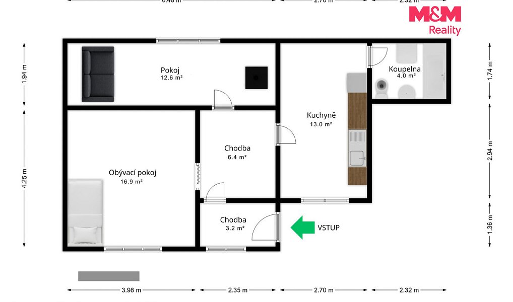 Prodej domu 56 m² s pozemkem 226 m², Spáňov – náhled fotky 11