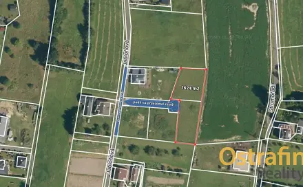 Prodej stavebního pozemku 807 m², Jabloňová, Rychvald, okres Karviná