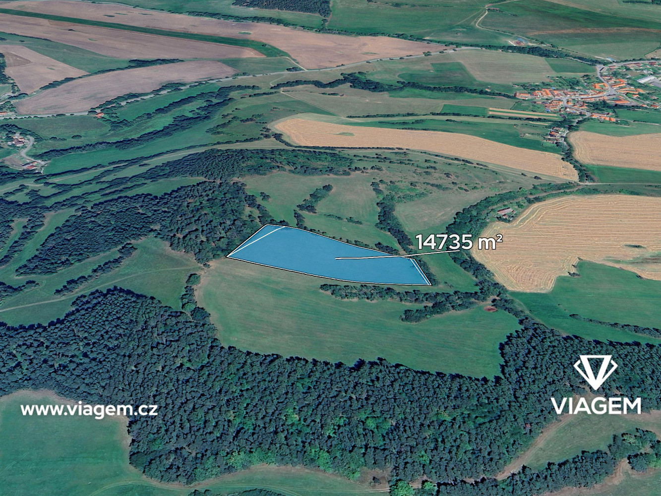Prodej pole 2 105 m²