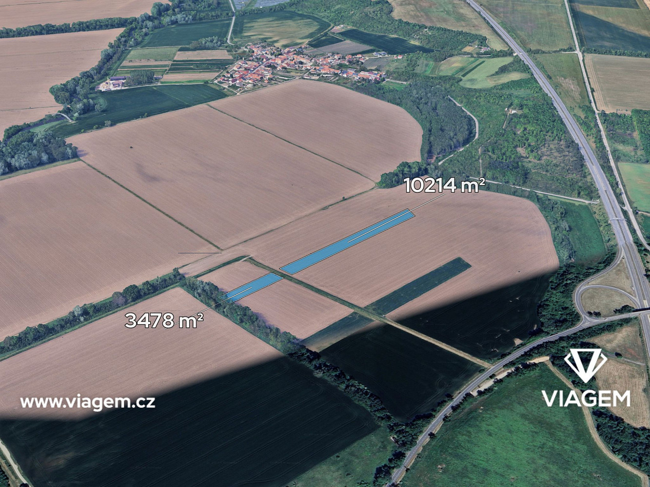 Prodej pole 1 711 m²
