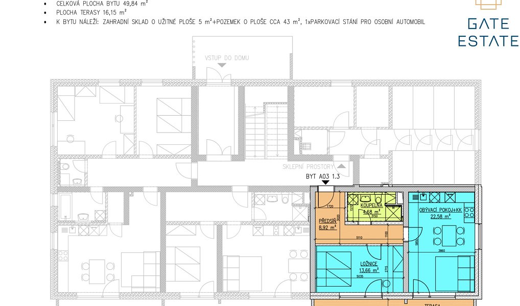 Prodej bytu 2+kk 50 m², Valašské Meziříčí – náhled fotky 23