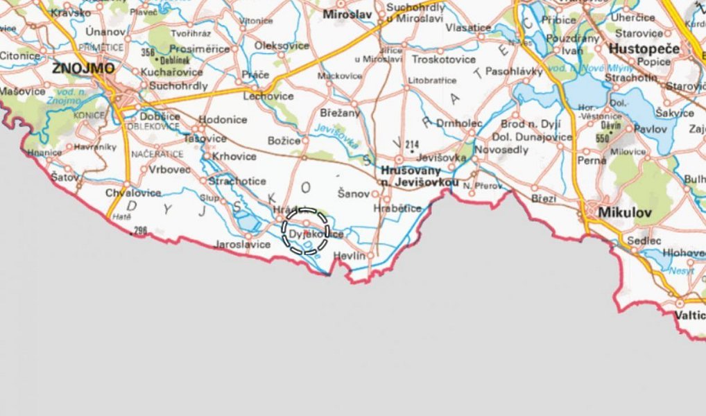 Prodej pole 3 335 m², Dyjákovice – náhled fotky 3