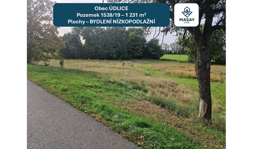 Prodej stavebního pozemku 1 231 m², Údlice – náhled fotky 10