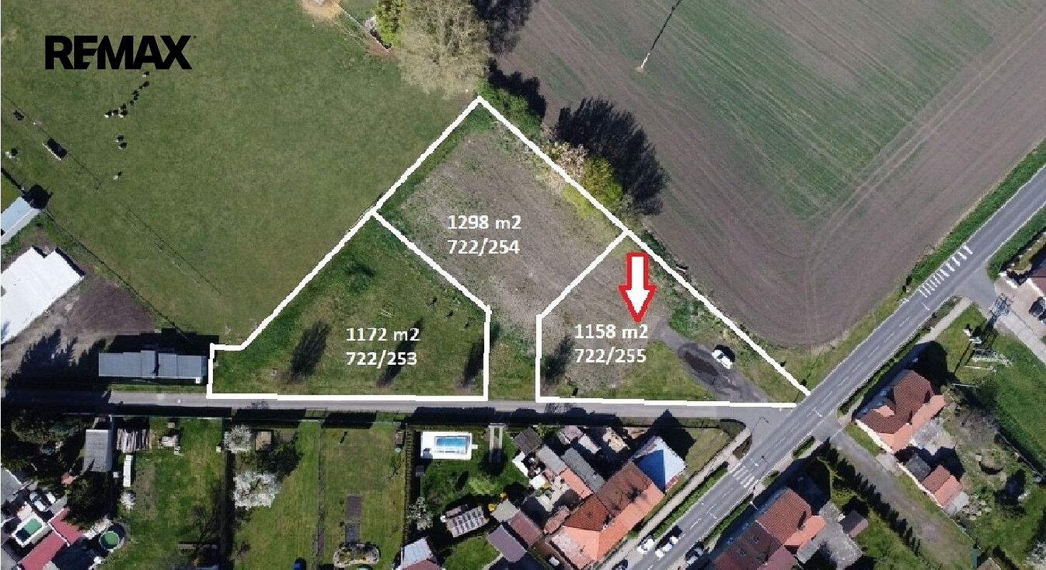 Prodej stavebního pozemku 1 158 m²
