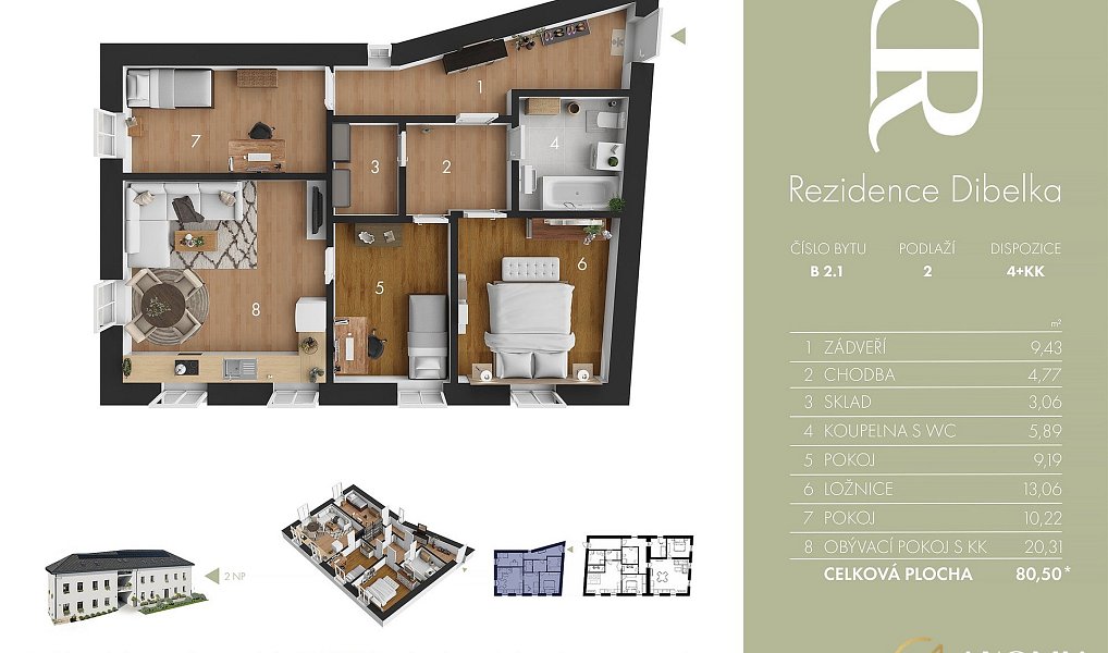 Prodej bytu 4+kk 81 m², Trhová Kamenice – náhled fotky 2