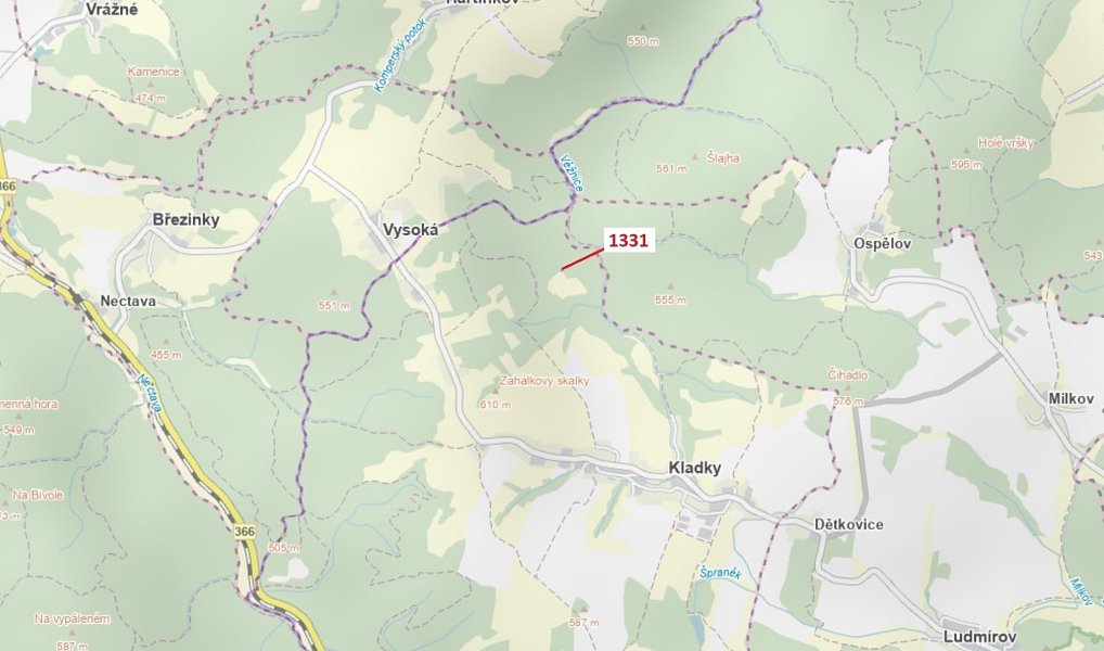 Dražba lesa, 183 m², Prostějov, Kladky