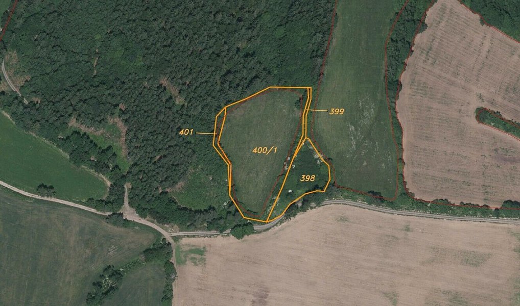 Prodej pole 9 910 m², Mokrosuky – náhled fotky 5