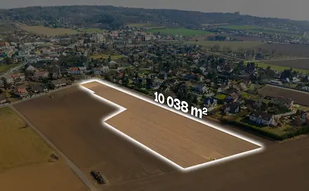 Prodej stavebního pozemku 10 038 m², Dolany, okres Olomouc