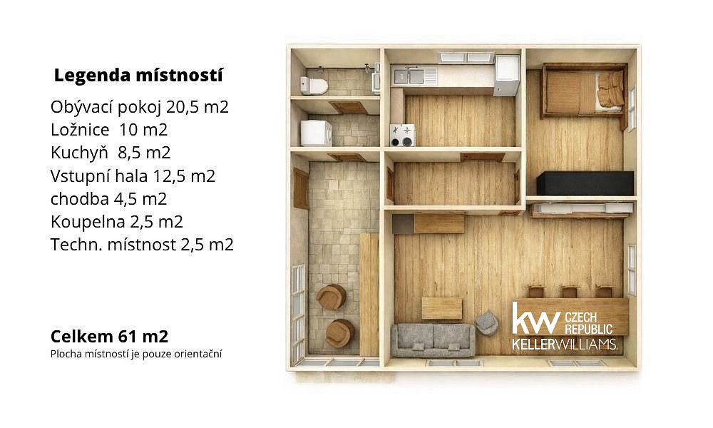 Prodej chaty/chalupy 61 m² s pozemkem 347 m² – fotografie 3