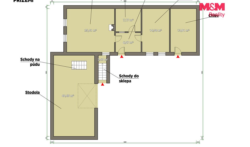 Prodej chaty/chalupy 54 m² s pozemkem 548 m², Hradiště – náhled fotky 4