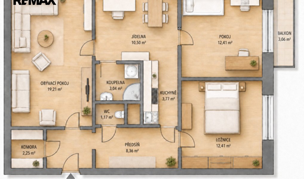 Prodej bytu 4+kk 73 m², Praha – náhled fotky 23