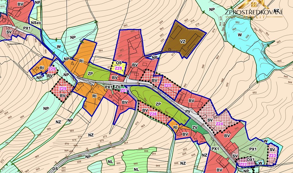 Prodej stavebního pozemku 3 300 m², Dolní Nivy – náhled fotky 21
