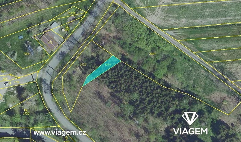 Prodej lesa 1 243 m², Vinaře – náhled fotky 4