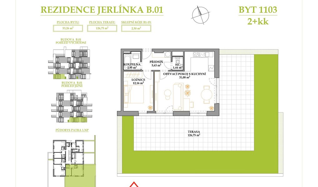 Prodej bytu 2+kk 180 m², Brno – náhled fotky 2
