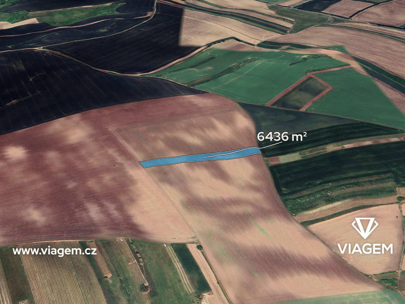 Prodej pole 6 436 m²