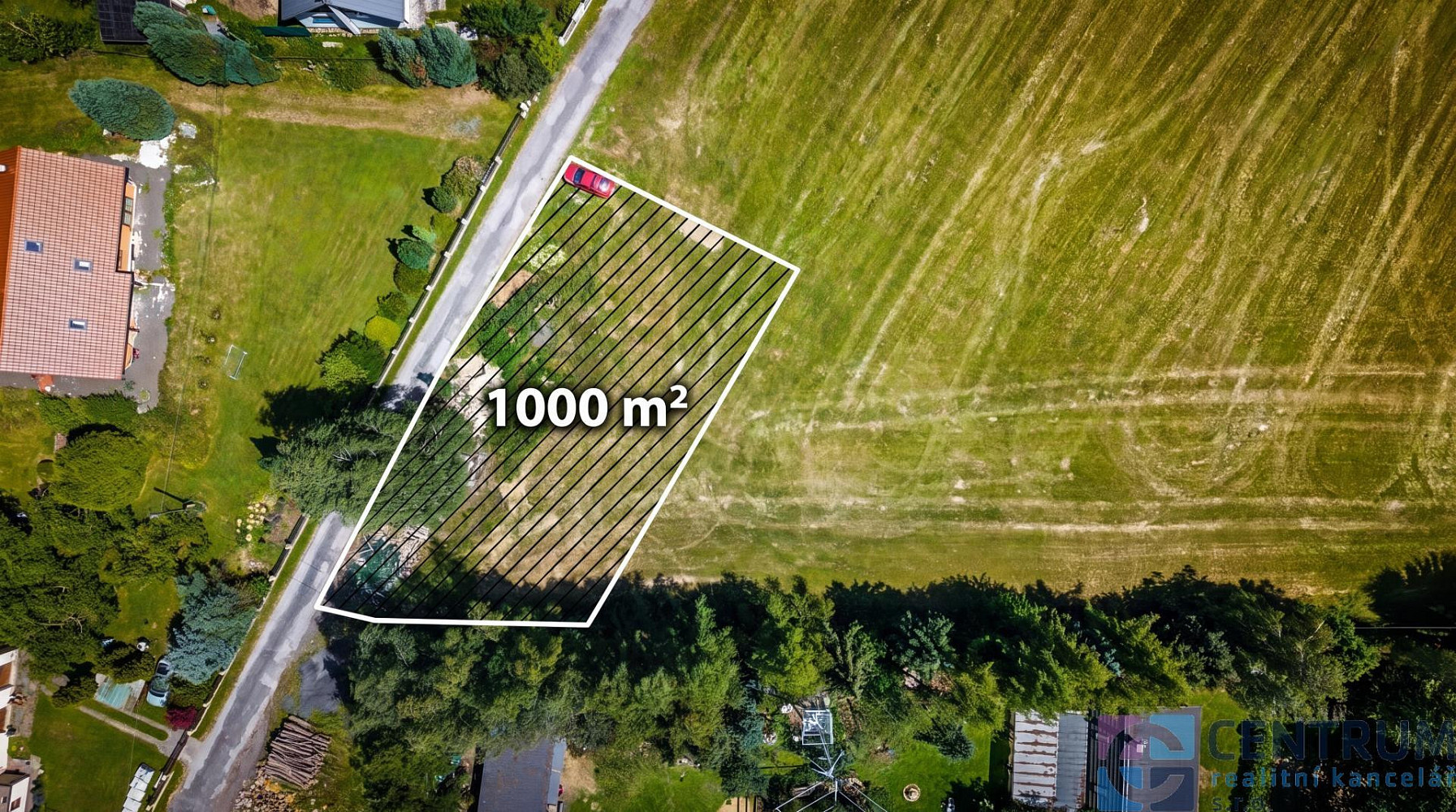 Prodej stavebního pozemku 1 000 m² – fotografie 4