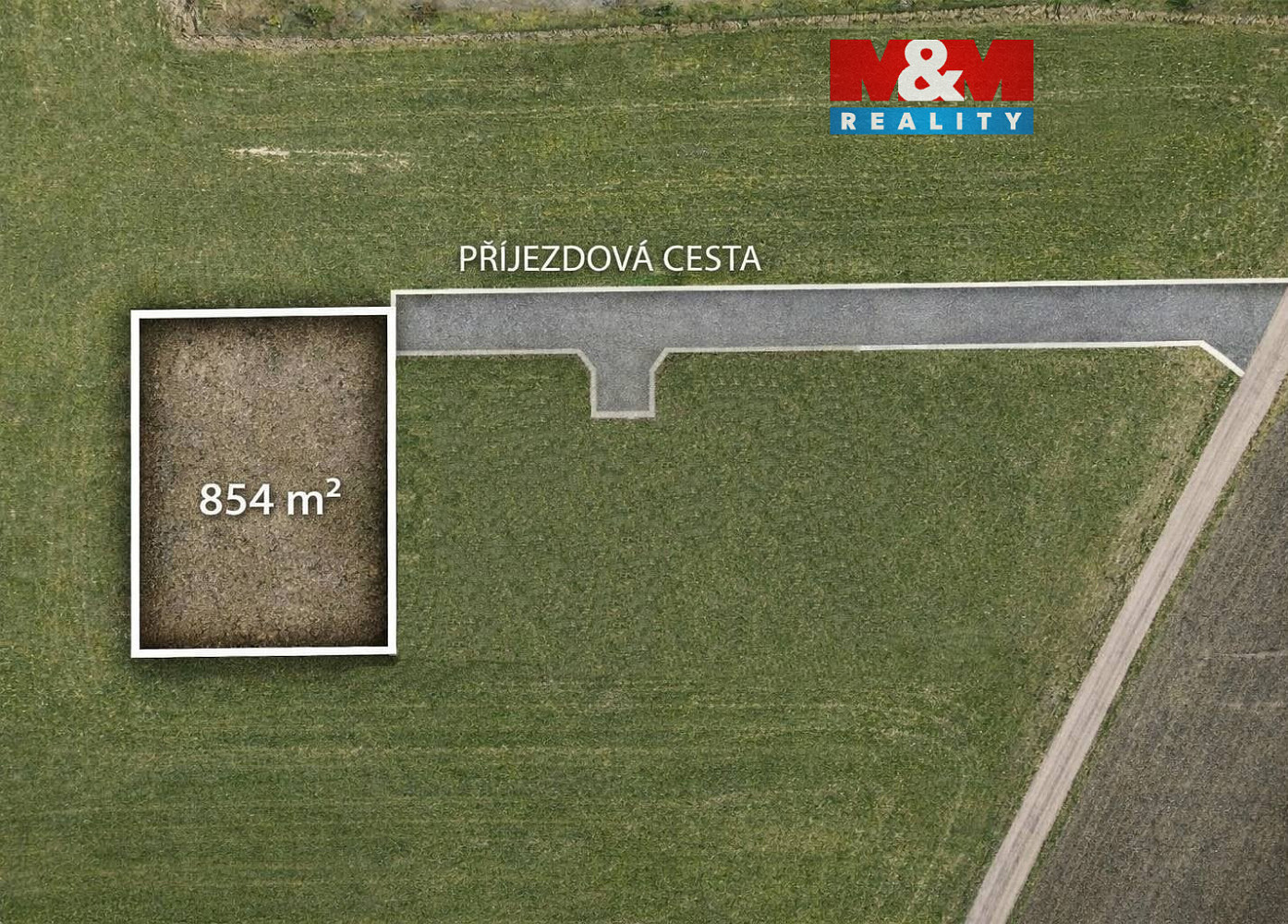 Prodej stavebního pozemku 854 m²