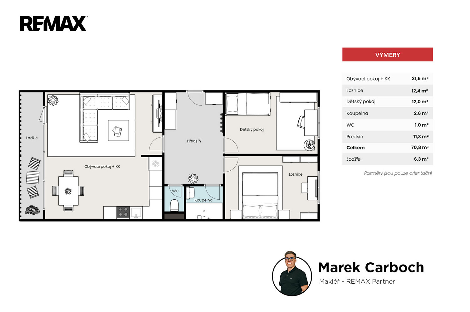 Prodej bytu 3+kk 69 m² – fotografie 4