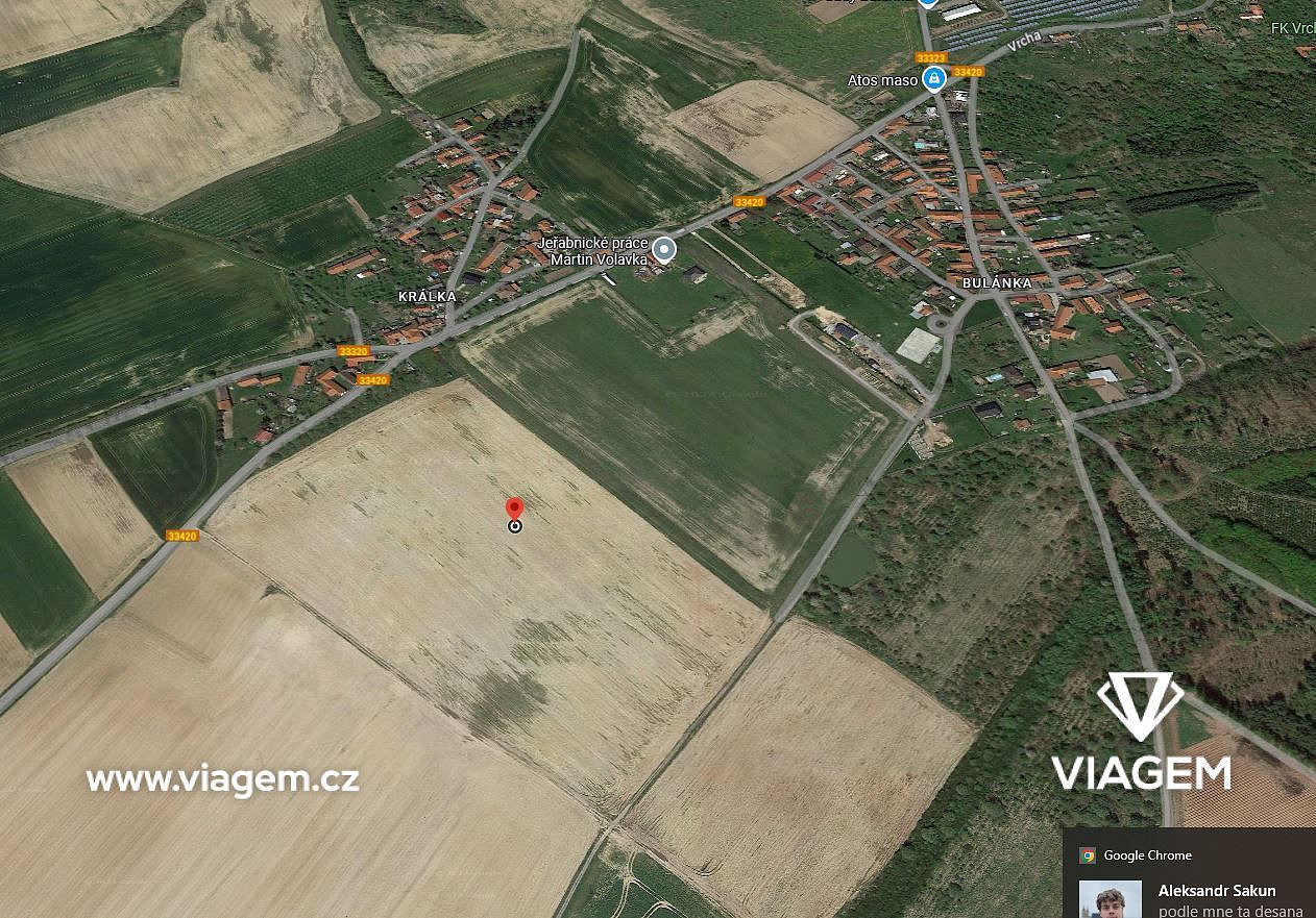 Prodej pole 1 798 m²