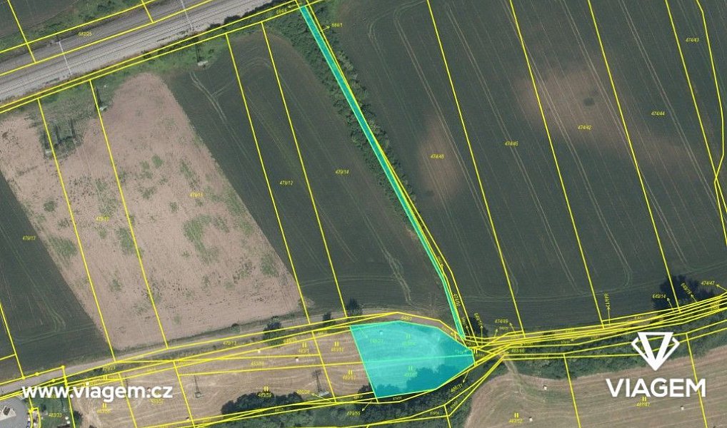 Prodej pole 1 135 m², Český Brod – náhled fotky 3