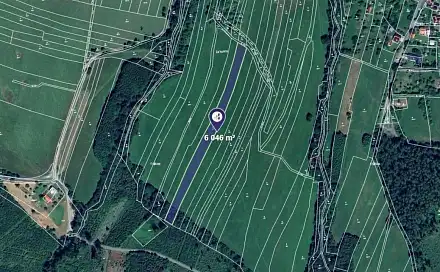 Prodej louky 3 779 m², Podolí, okres Vsetín