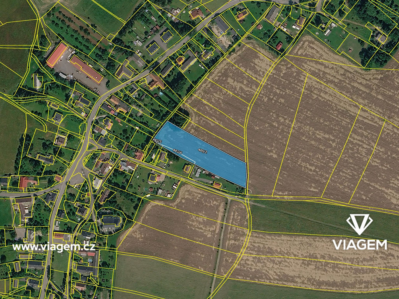 Prodej stavebního pozemku 2 081 m² – fotografie 4