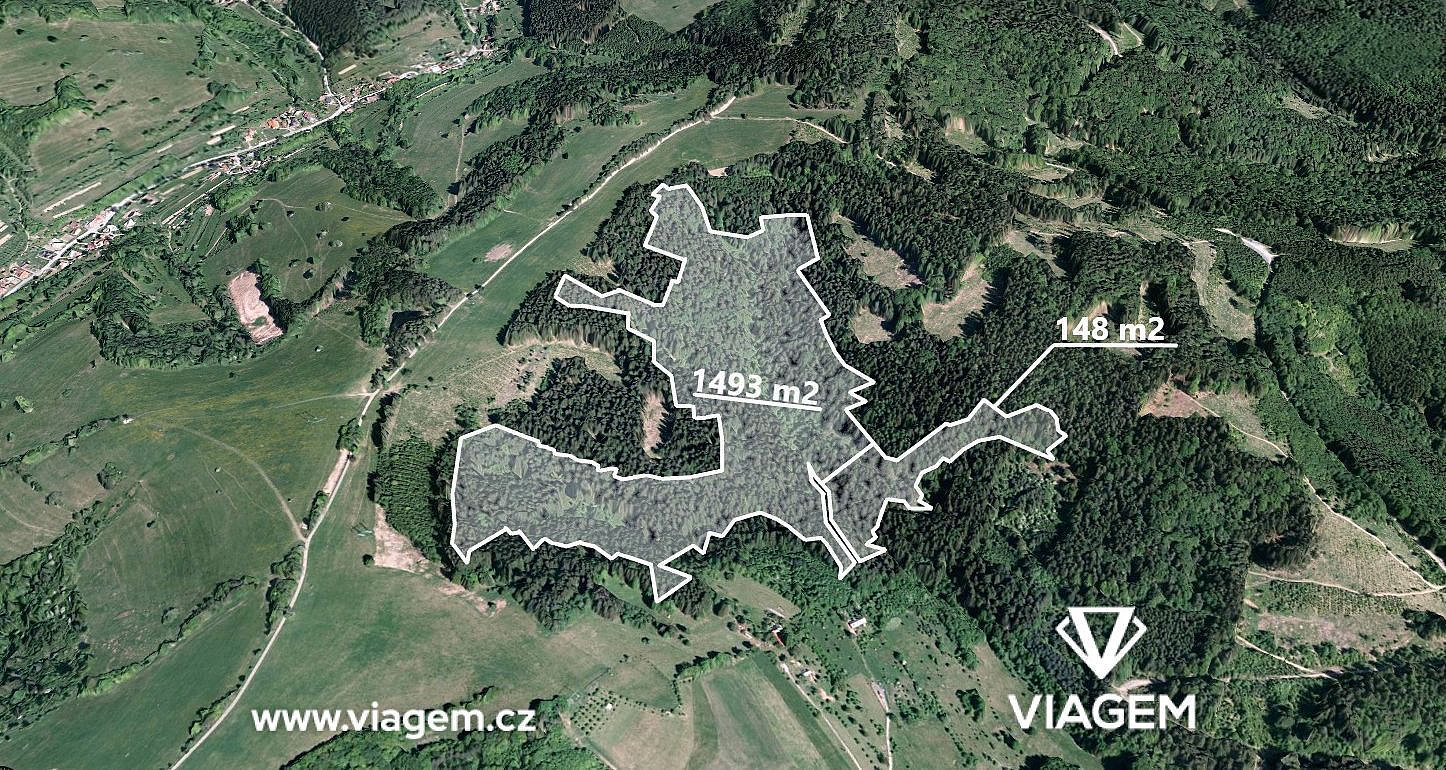 Prodej pole 1 640 m²