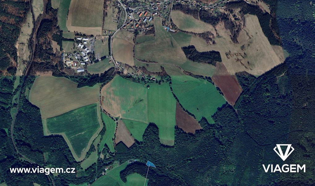 Prodej pole 578 m², Těchonín – náhled fotky 2