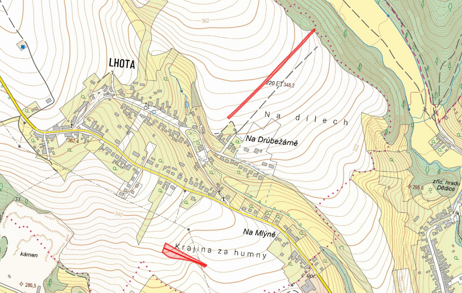 Prodej pole 6 827 m² — photo 3