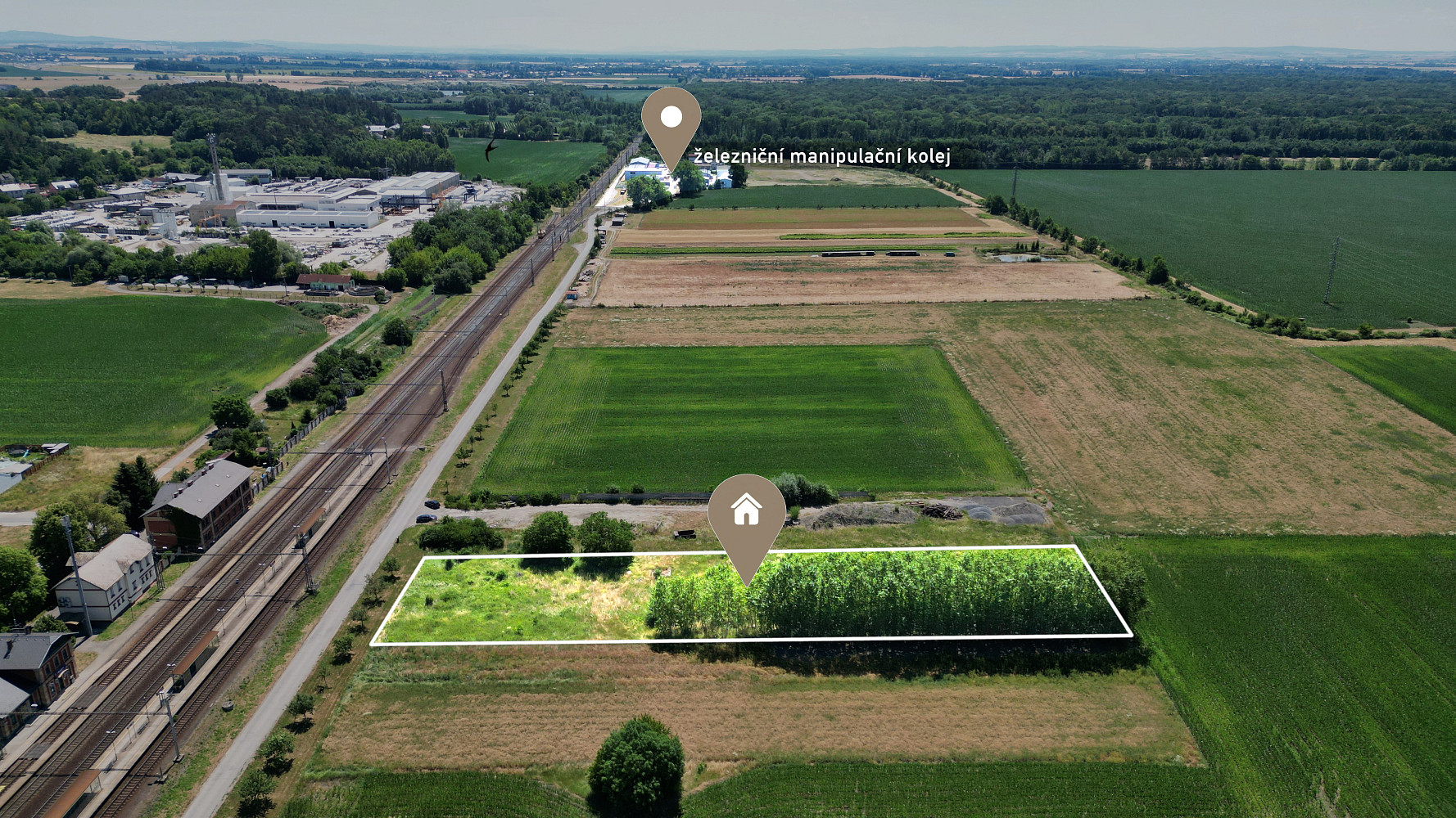 Prodej komerčního pozemku 5 439 m² – fotografie 4
