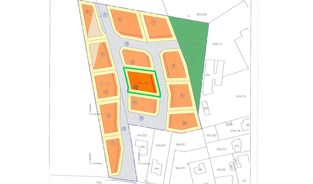 Prodej stavebního pozemku 1 056 m², Semčice – náhled fotky 5