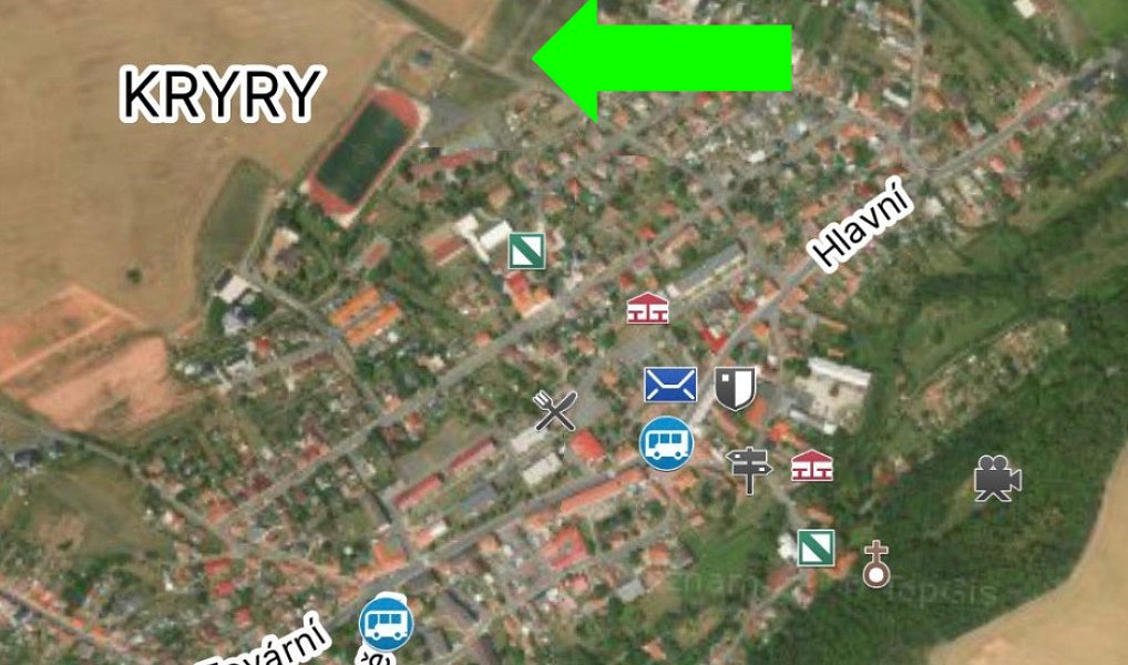 Prodej stavebního pozemku 900 m², Kryry – náhled fotky 8