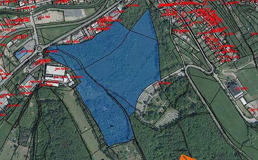 Prodej stavebního pozemku 5 674 m², Luhačovice, okres Zlín