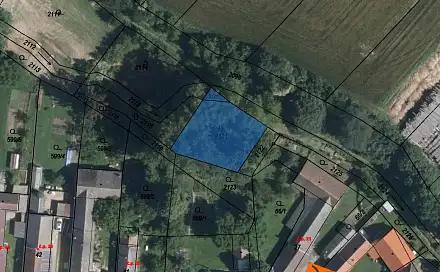 Prodej stavebního pozemku 123 m², Budíškovice, okres Jindřichův Hradec
