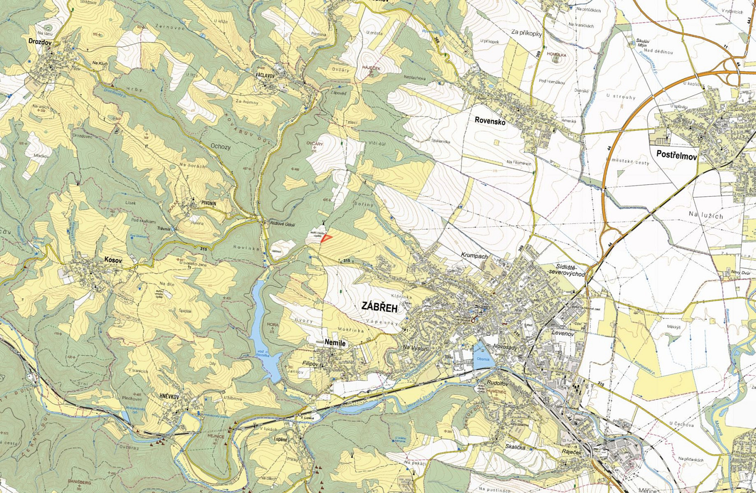 Prodej pole 5 433 m² — photo 2