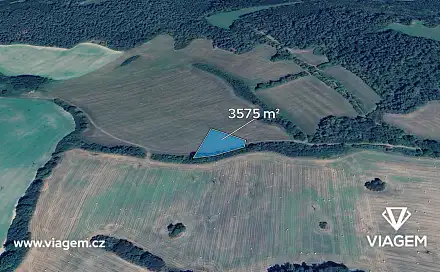 Prodej pole 3 575 m², Nekvasovy, okres Plzeň-Jih