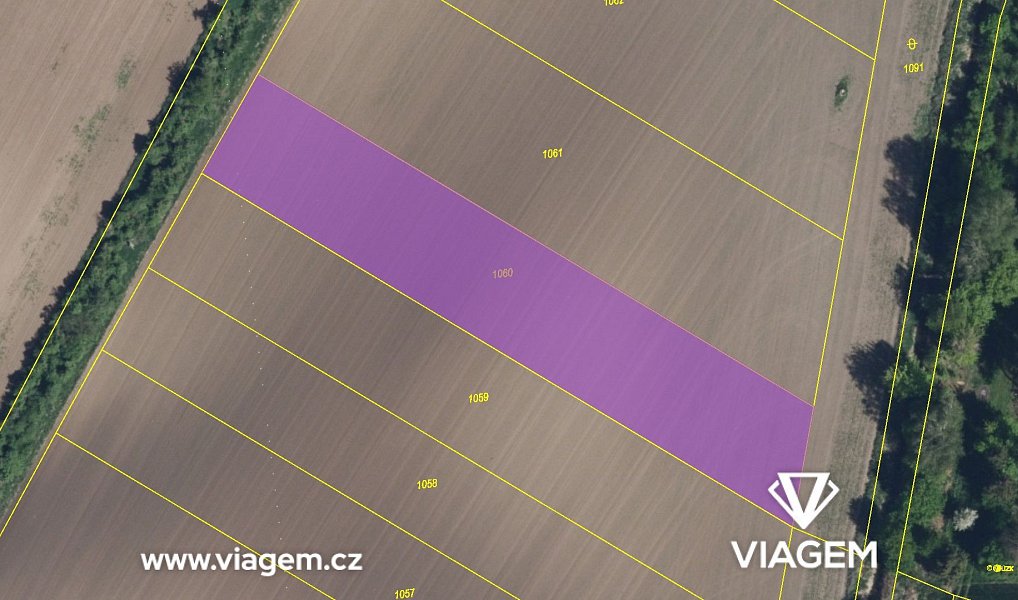 Prodej pole 1 540 m², Úhřetice – náhled fotky 4