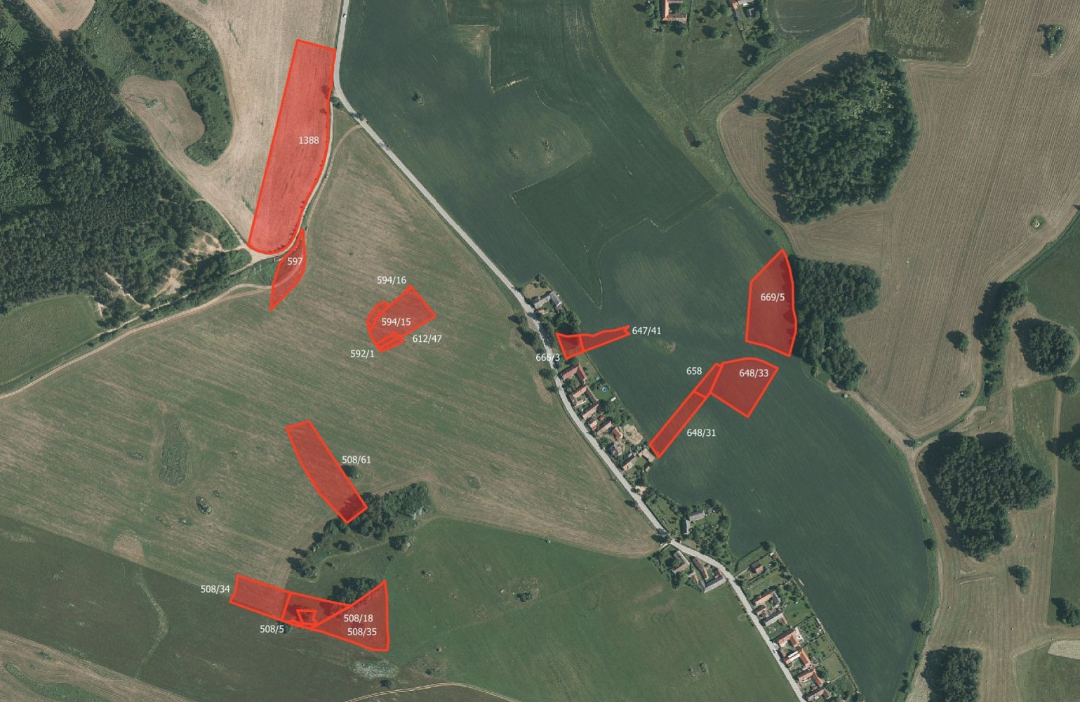 Prodej pole 14 942 m²