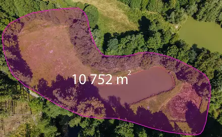 Pronájem vodní plochy 10 752 m², Zderaz, okres Chrudim