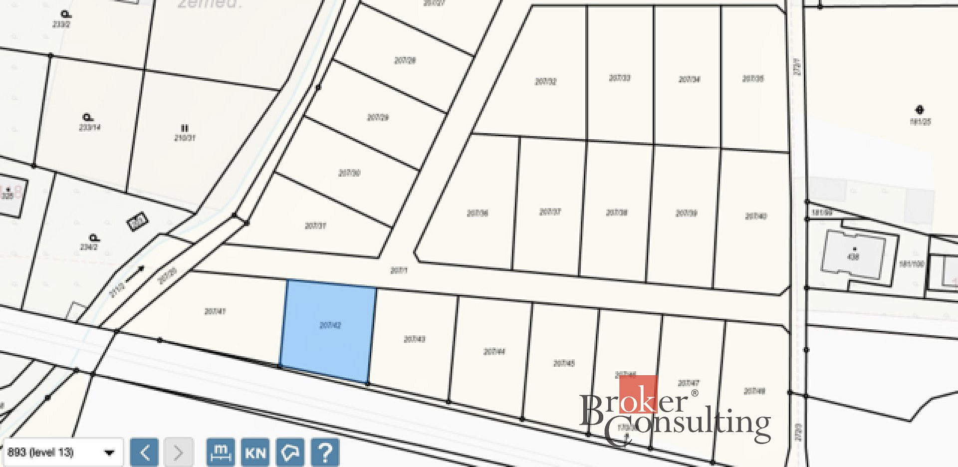 Prodej stavebního pozemku 589 m²