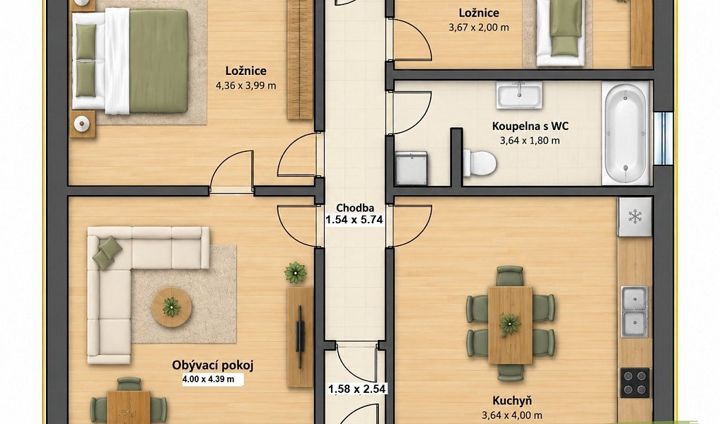 Prodej domu 77 m² s pozemkem 520 m², Tatce – náhled fotky 7