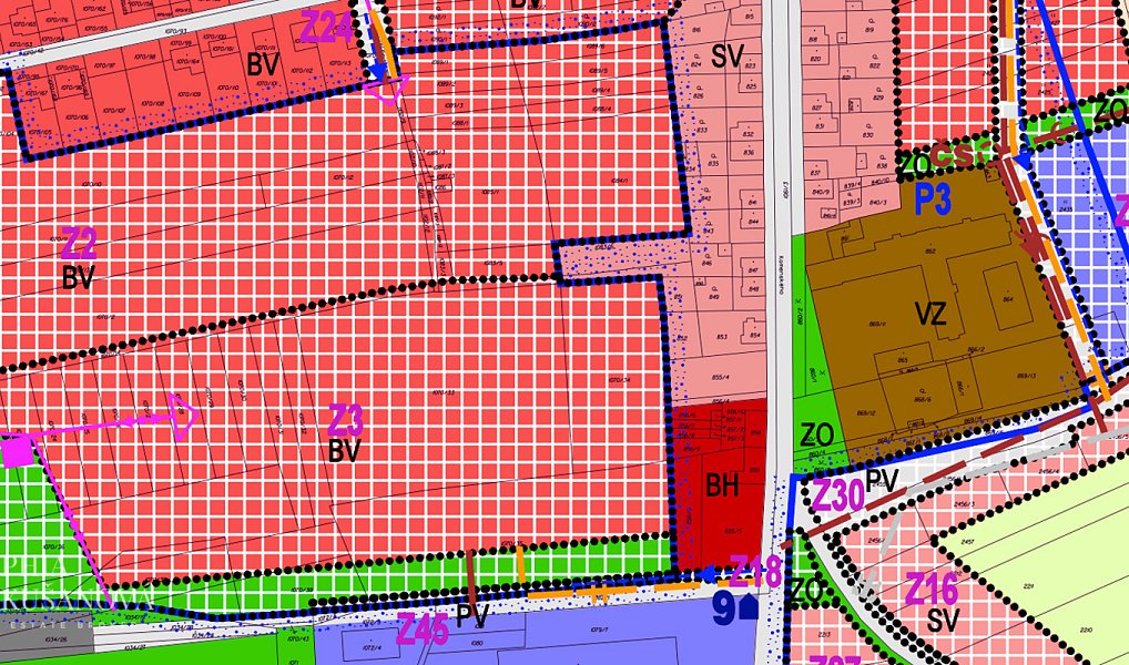 Prodej stavebního pozemku 4 991 m², Grygov – náhled fotky 2