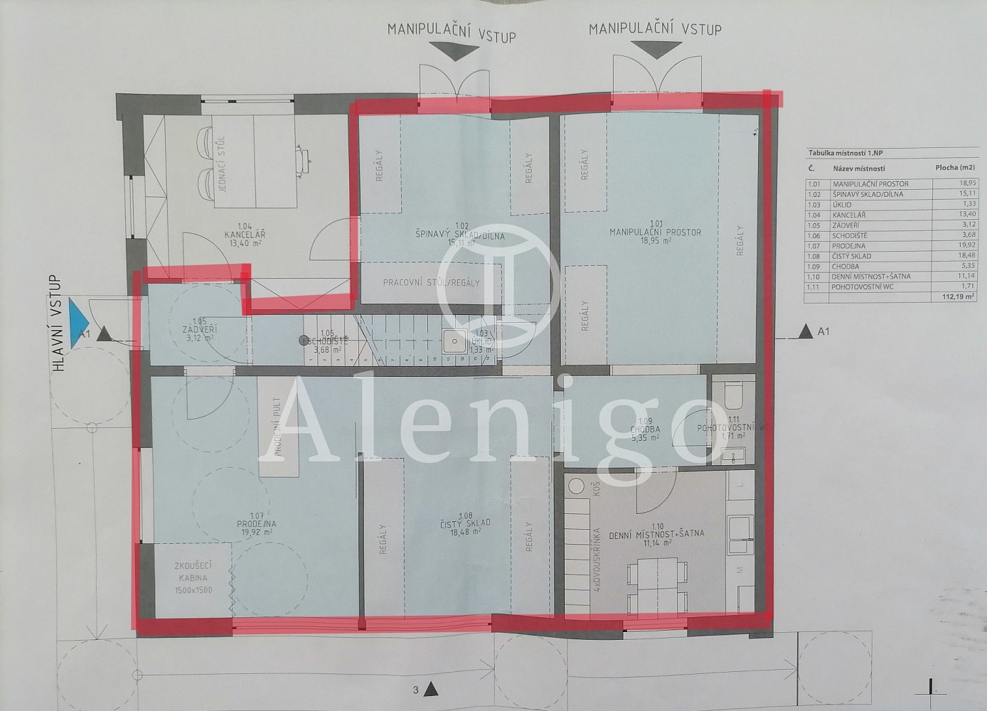Pronájem obchodních prostor 80 m² – fotografie 3