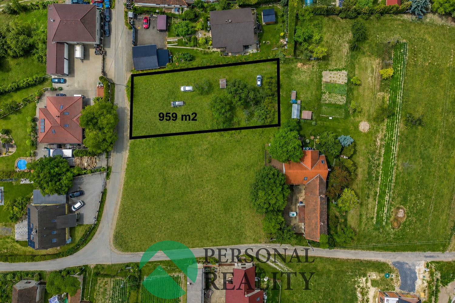 Prodej stavebního pozemku 959 m², Kly