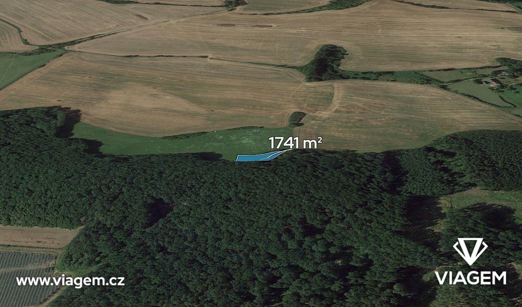 Prodej pole 1 741 m², Dolní Bousov – fotka 1 z 5