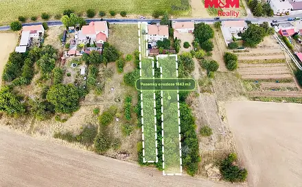 Prodej zahrady 1 843 m², Pavlovice u Kojetína - Unčice, okres Prostějov