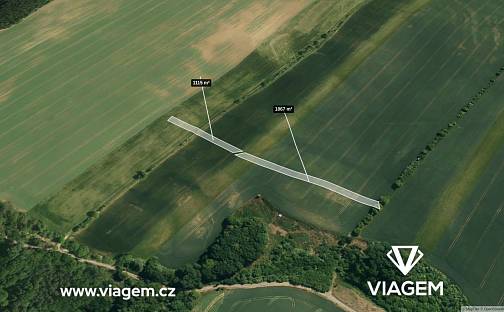 Prodej pole 1 491 m², Boršice, okres Uherské Hradiště