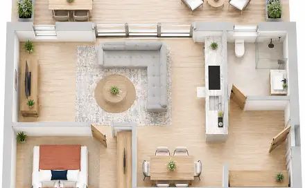 Prodej bytu 2+kk 46 m², Kyjov, okres Hodonín